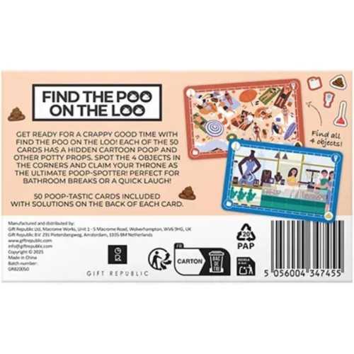 Find The Poo On The Loo (100 cards) - 3