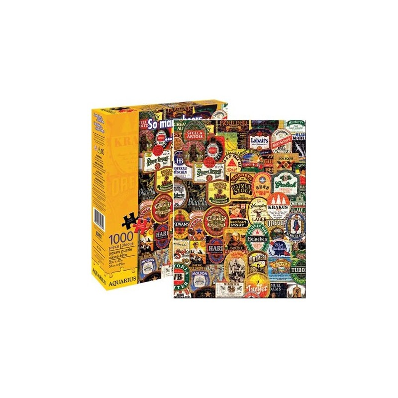 Beers Collage 1000pc Jigsaw Puzzle | DadShop