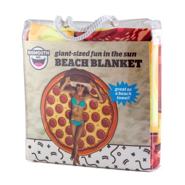 Gigantic Pizza Beach Towel