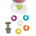 Stopper and Wine Charm Set