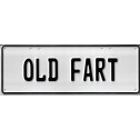 Old Fart Novelty Number Plate