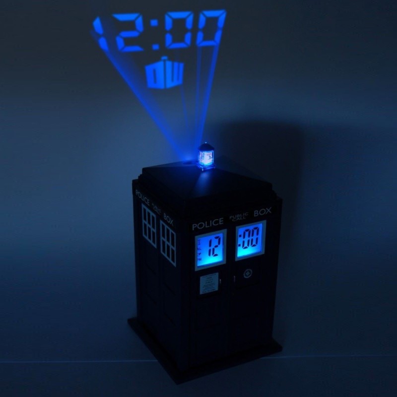 Doctor Who TARDIS Projection Alarm Clock