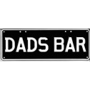 Dad's Bar Novelty Number Plate