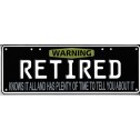 Retired Novelty Number Plate