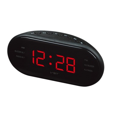 LED AM/FM Radio Alarm Clock