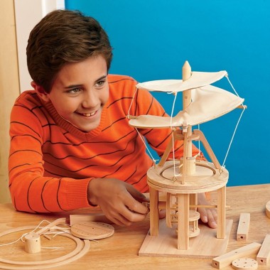  Da Vinci Helicopter Wooden Kit by Pathfinders