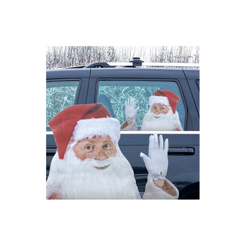 Ride with Santa Car Window Sticker