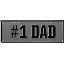 No.1 Dad Number Plate