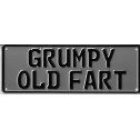 Grumpy Old Fart Novelty Number Plate