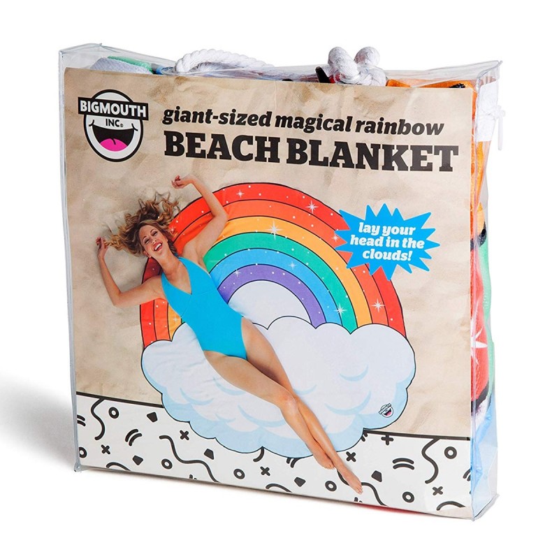 Gigantic Rainbow Beach Towel