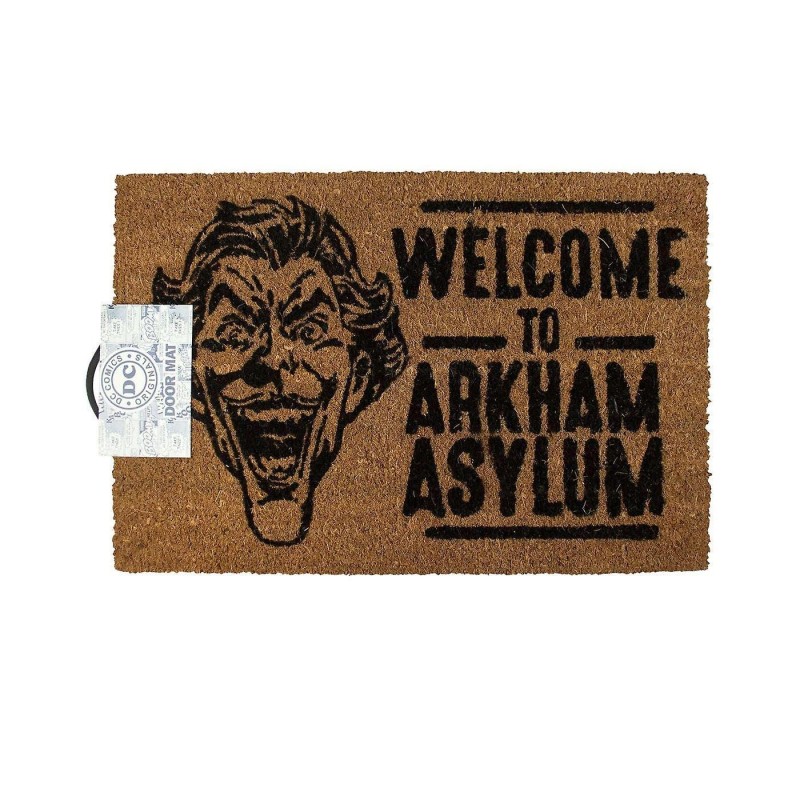 DC Comics Batman Welcome to the Arkham Asylum Door Mat