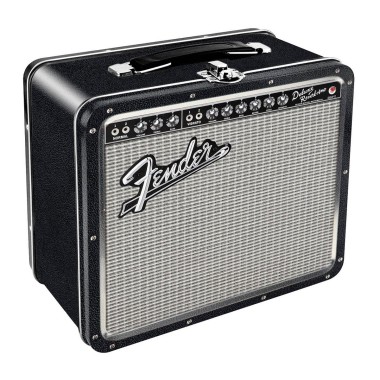 Fender Amp Tin Carry All Fun Box or Lunch Box