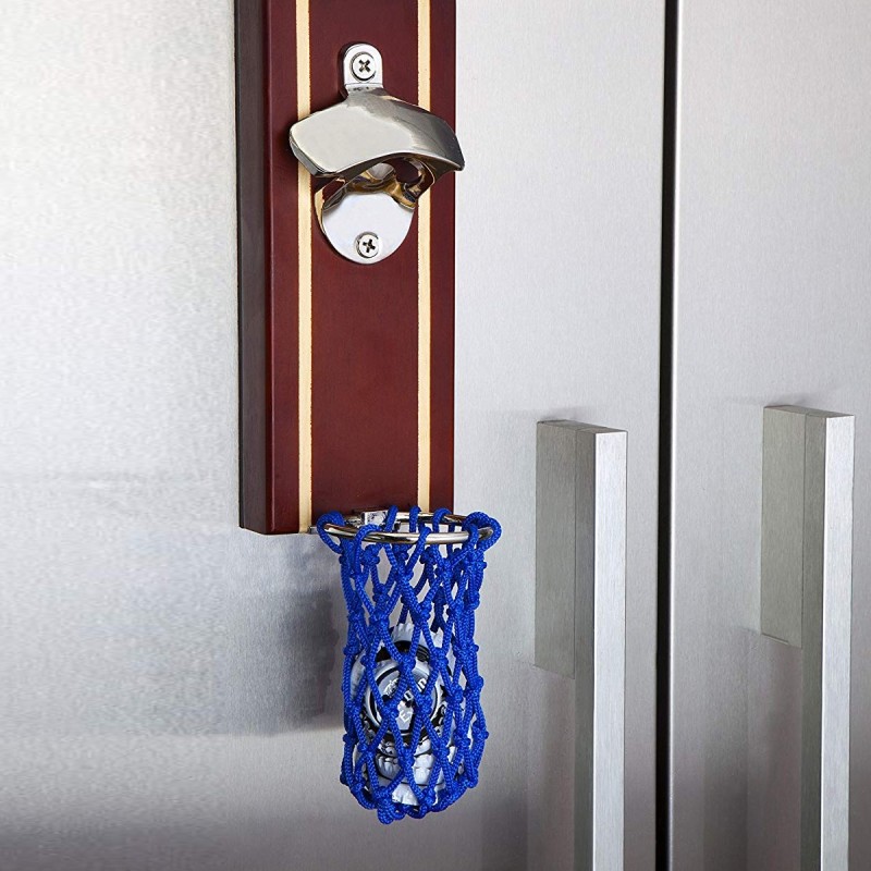 Basketbeer Bottle Opener with Wooden Backboard