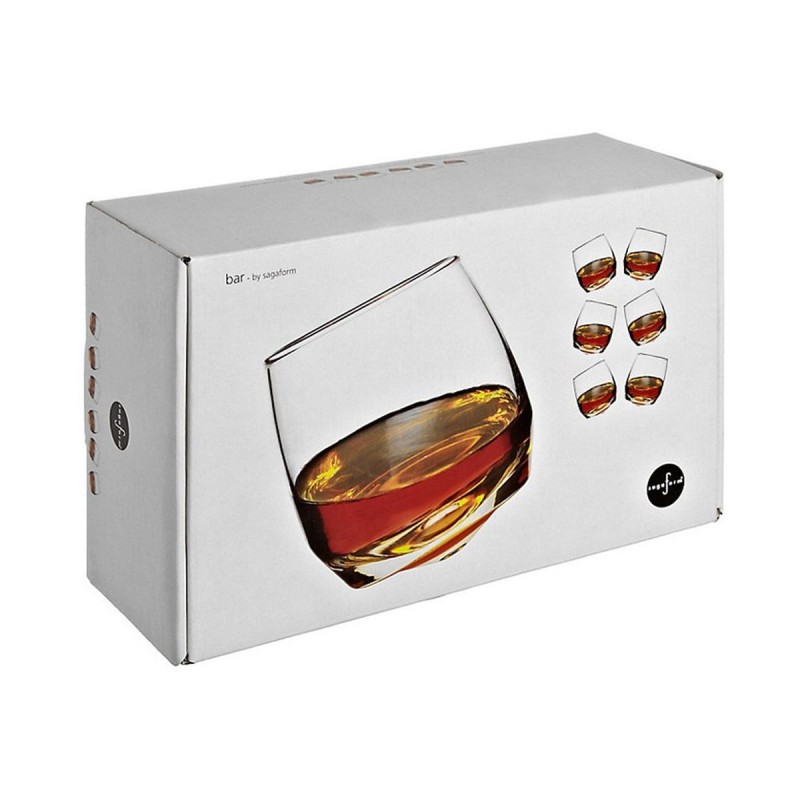 Rocking Whisky Glasses - Set of 6 by Sagaform | DadShop