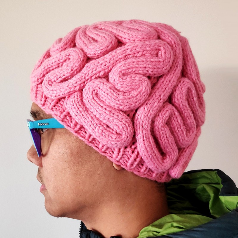 Brain Knitted Beanie