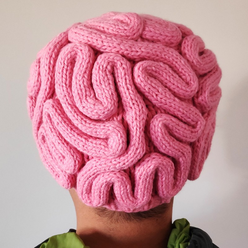 Brain Knitted Beanie