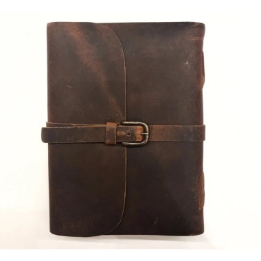 Buckle Genuine Leather Journal by Indepal Leather - 1
