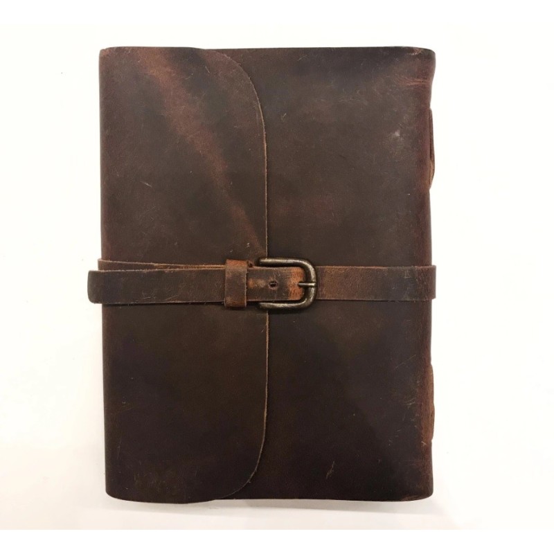 Buckle Genuine Leather Journal by Indepal Leather
