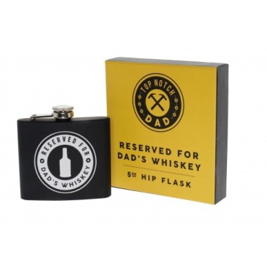 Reserved for Dad's Whiskey Hip Flask - 1