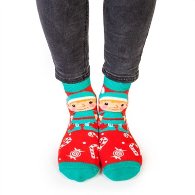 Christmas Elf Feet Speak Socks - 1