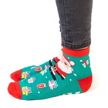 Christmas Santa Feet Speak Socks - 3