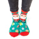 Christmas Santa Feet Speak Socks - 1