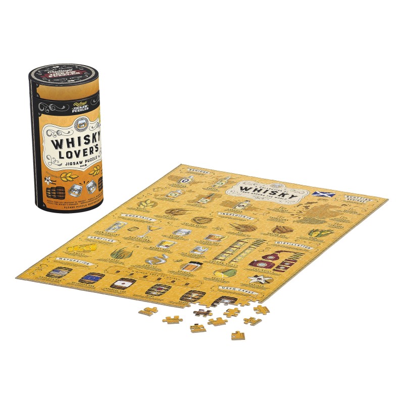 Whisky Lovers 500pc Jigsaw Puzzle by Games Room - 1