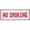 No Smoking Number Plate Signage - 1