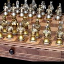 Medieval Warriors Chess Set by Dal Rossi Italy