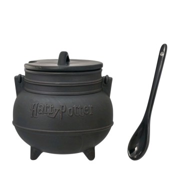 Harry Potter - Cauldron with Lid & Spoon Soup Mug - 1