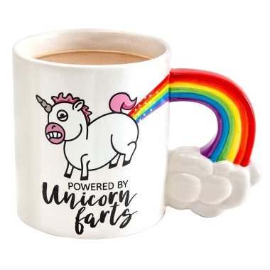 The Giant Unicorn Farts Coffee Mug - 3