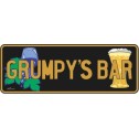 Grumpys Bar Novelty Number Plate