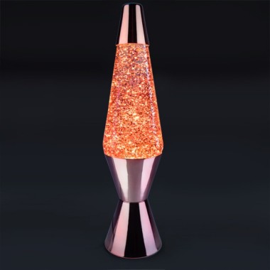 Rose Gold Diamond Glitter Lamp - 2