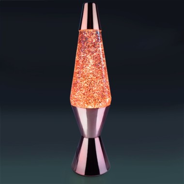 Rose Gold Diamond Glitter Lamp - 3