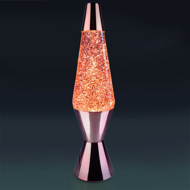Rose Gold Diamond Glitter Lamp - 3