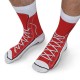 Red Sneaker Socks - 2