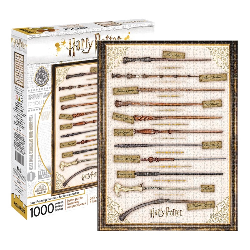 harry potter puzzles and spells wands