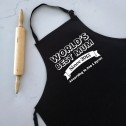 World's Best Mum - Personalised Apron Black - 3