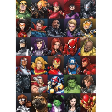 Marvel Heroes Collage 1000 Piece Jigsaw Puzzle - 2