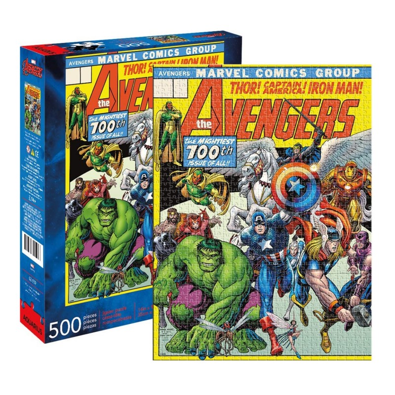 Marvel Avengers Cover 500 Piece Jigsaw Puzzle