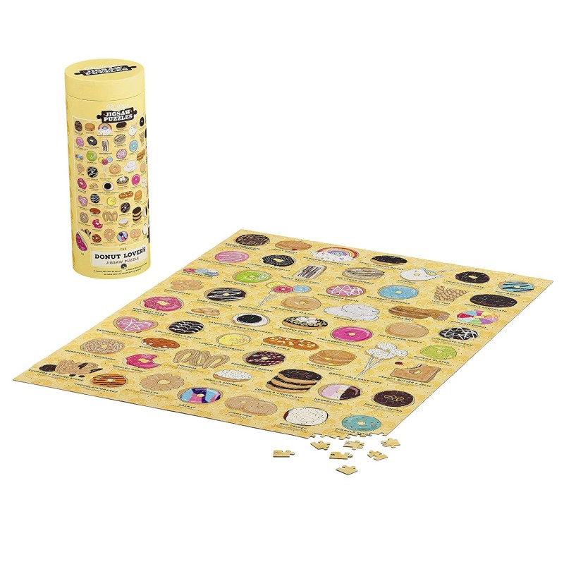 Donut Lovers 1000pc Jigsaw Puzzle by Ridley's Games