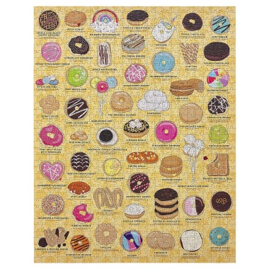 Donut Lovers 1000pc Jigsaw Puzzle by Ridley's Games - 2
