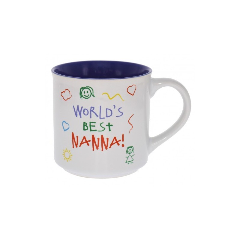 World's Best Nanna Kid Art Mug - 1