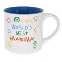 World's Best Grandma Kid Art Mug - 1