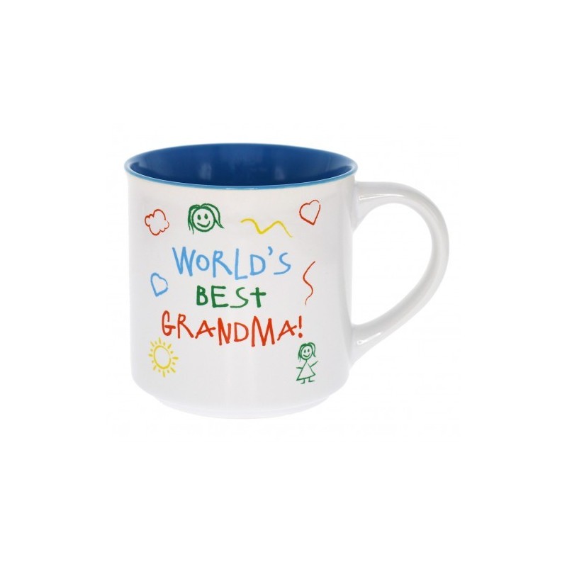 World's Best Grandma Kid Art Mug - 1