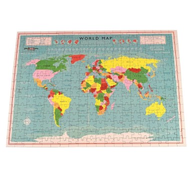 World Map 300 Pieces Puzzle In A Tube - 4